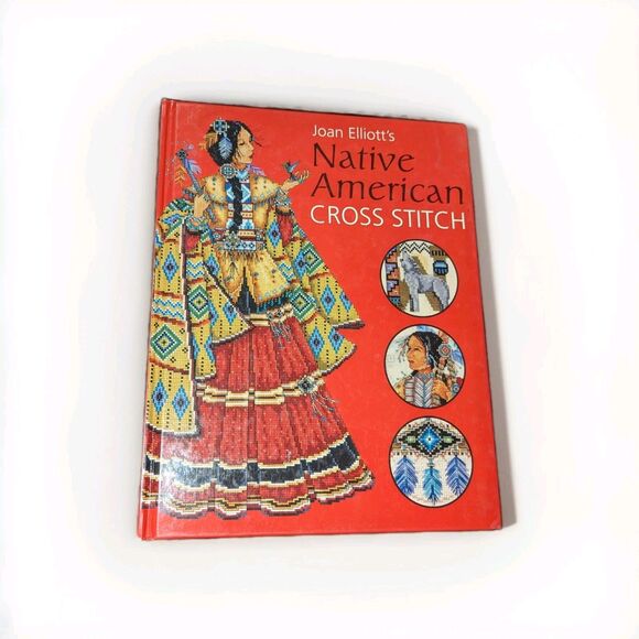 Native American Cross Stitch Book By Joan Elliot - Picture 1 of 4